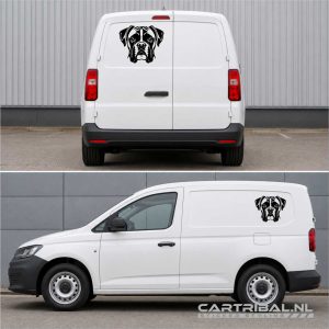 boxer hond sticker model 1-1