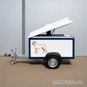 boxer hond sticker model 4-2