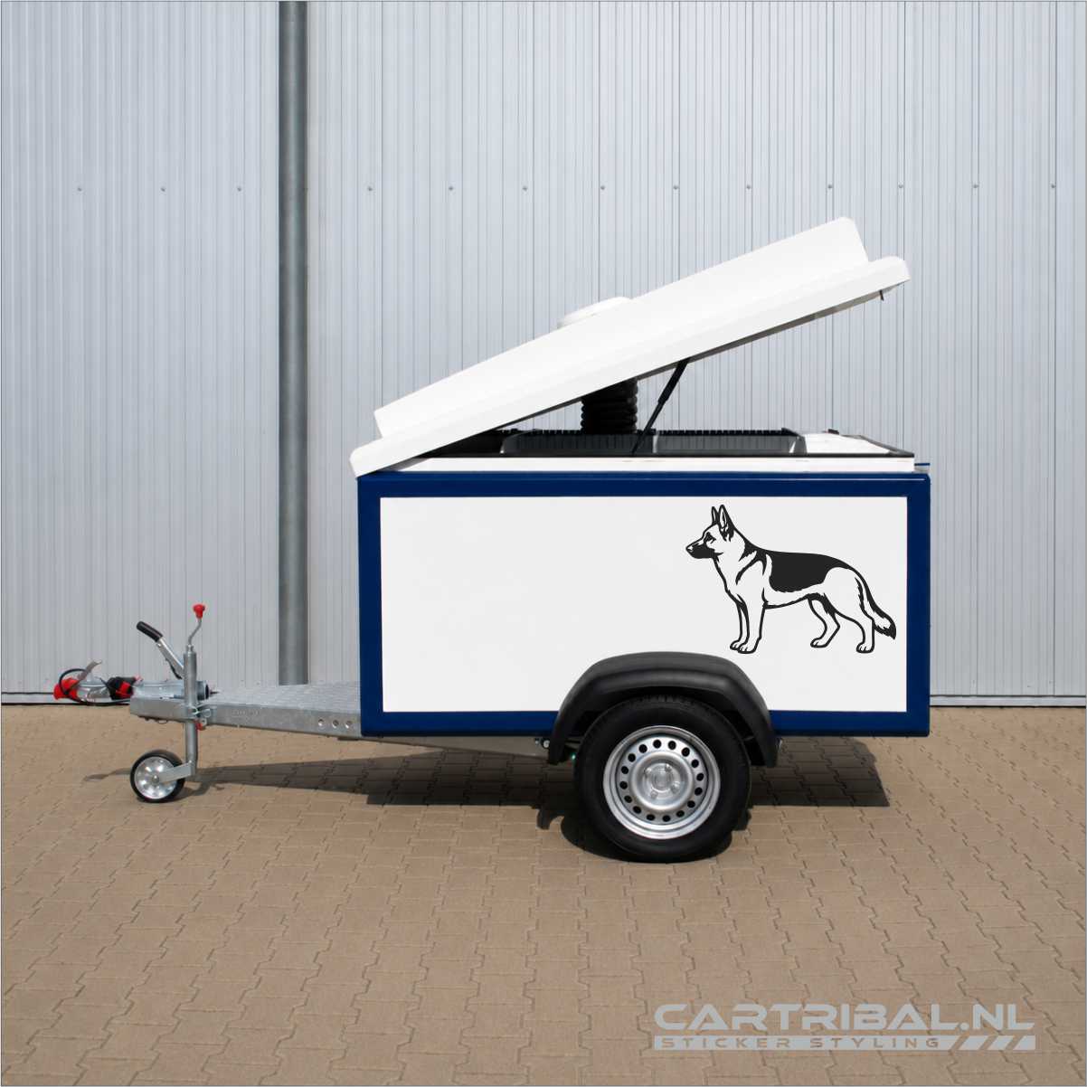 duitse herdershond sticker model 7-3