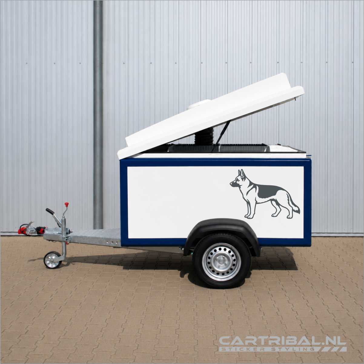 duitse herdershond sticker model 7-4